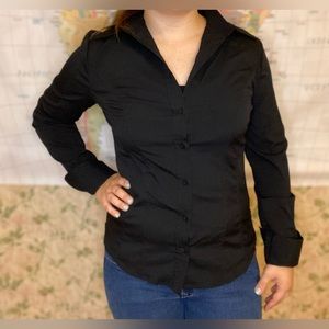 Black Express Button Up Shirt